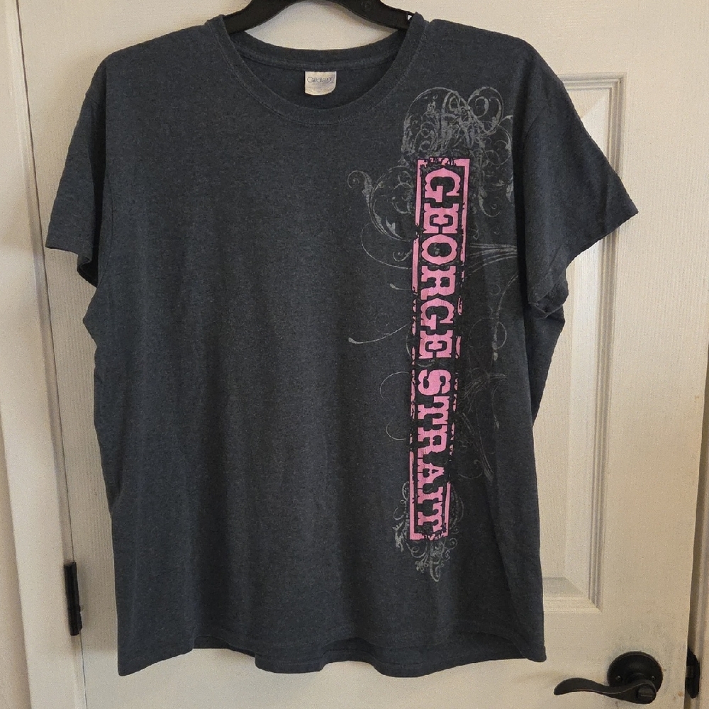George Strait Gildan Blue T-Shirt